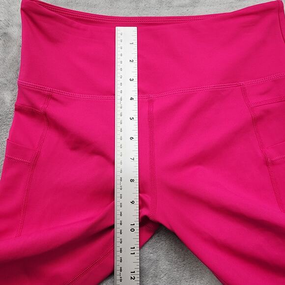 Zyia Leggings Womens 6-8 Pink Pocket Light n Tight High Rise Capri Workout Yoga - Picture 7 of 10